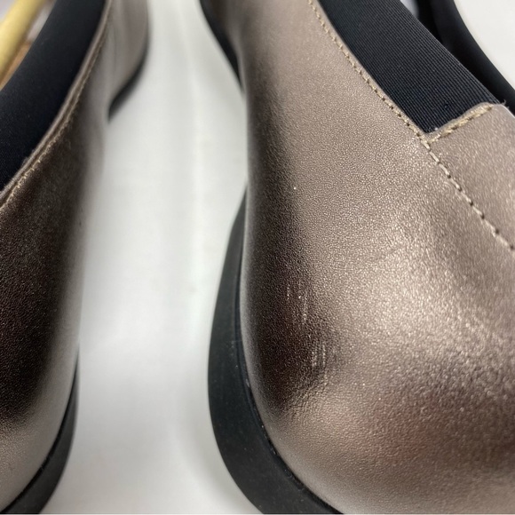 Clarks Un Darcey Ease Pebble Metallic ballet flats WIDE - Picture 8 of 11